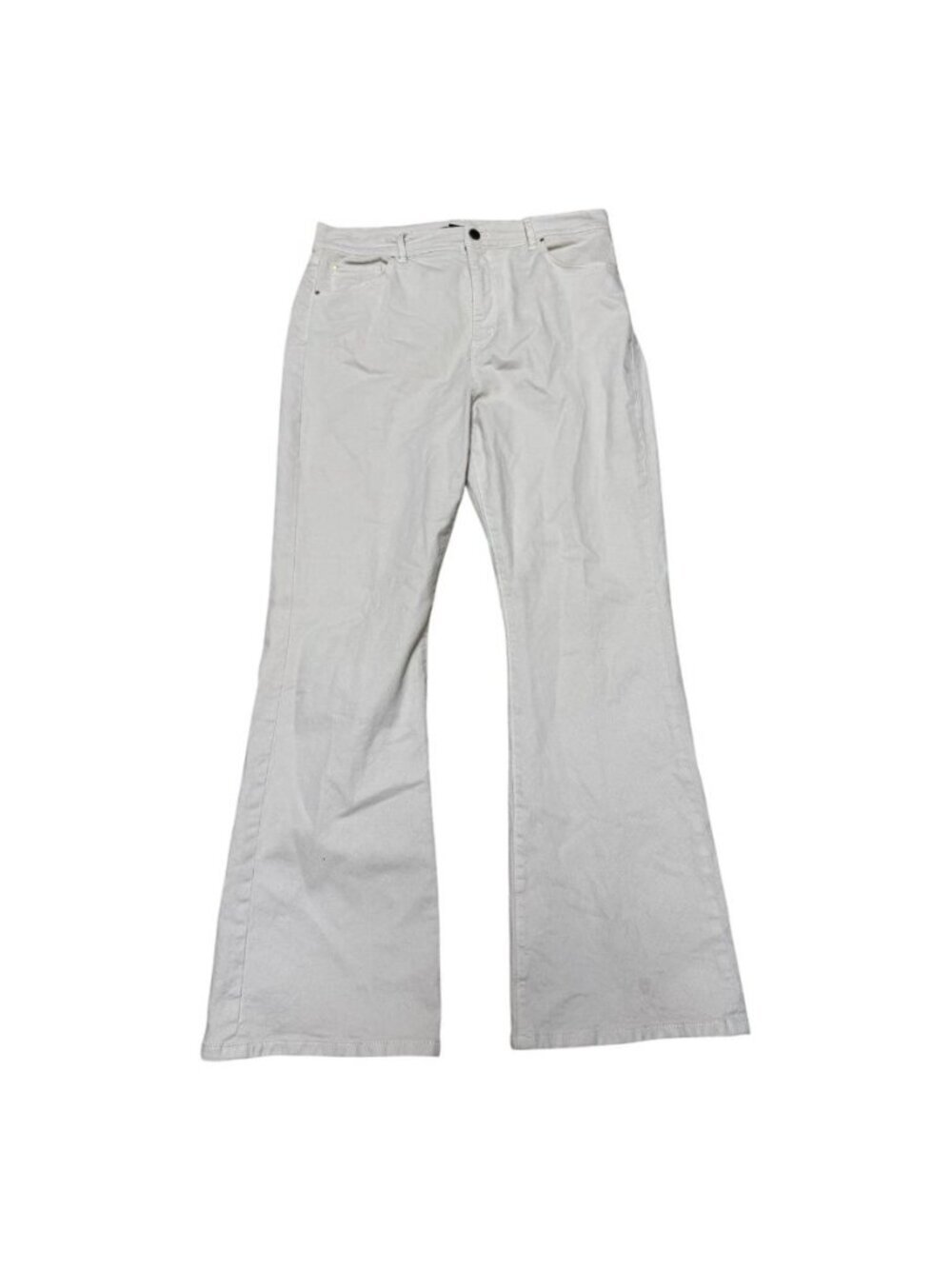 Ann Taylor The Boot Bootcut Jeans Women’s Size 12 Cream Stretch Denim Pants